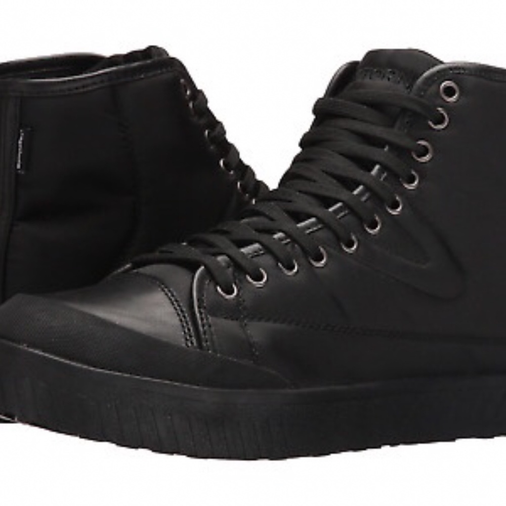 Tretorn - Bailey Waterproof High-Top Sneakers black